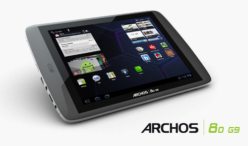 8英寸+超大容量 爱可视Archos 80 G9 新品